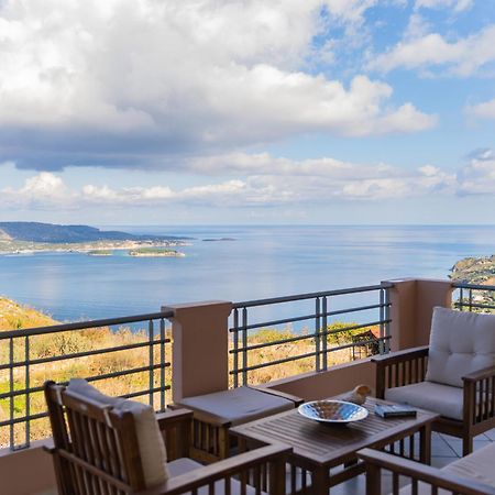Deluxe Villa Kamba With Sea View Aptera Exterior foto