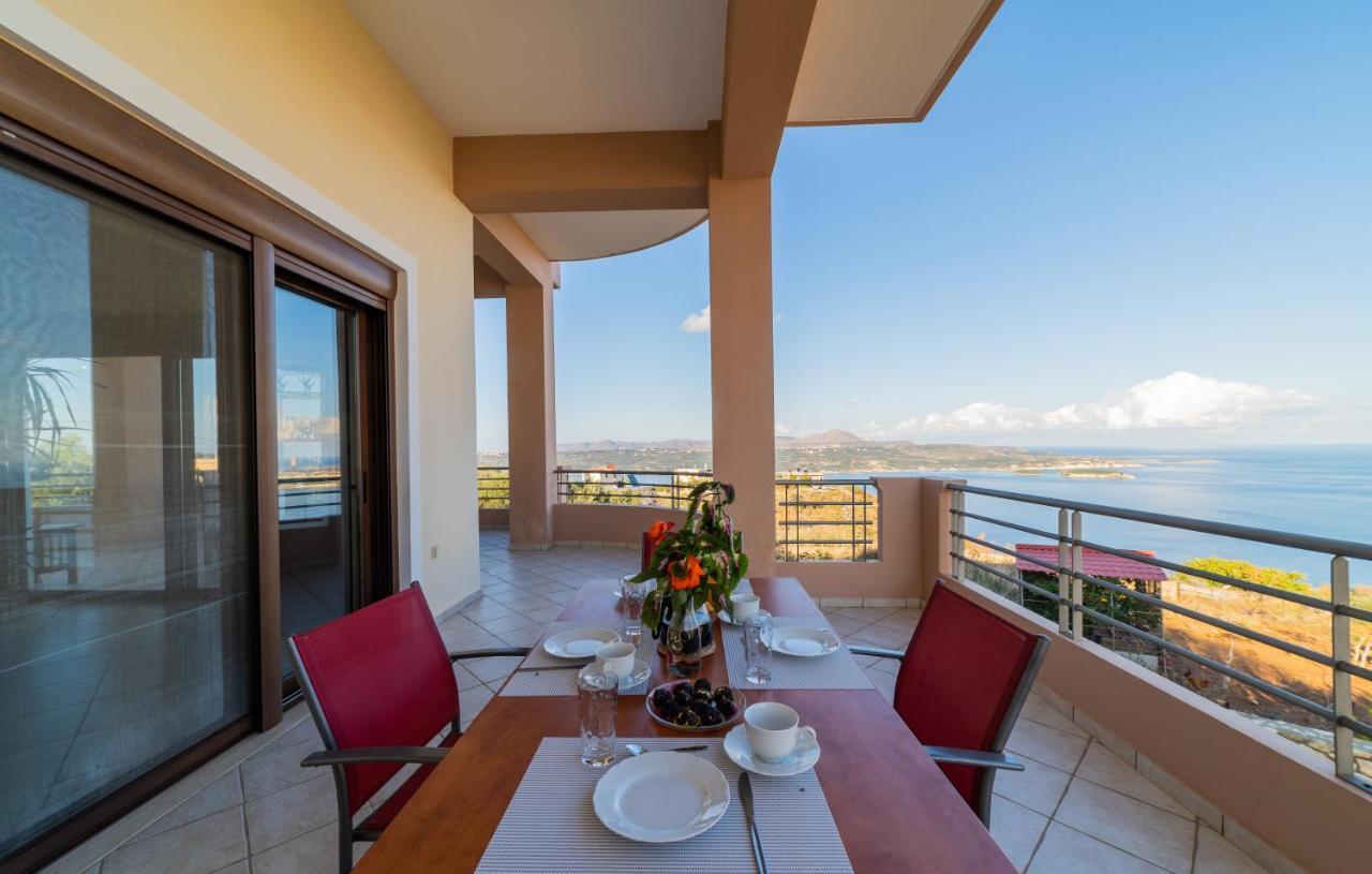 Deluxe Villa Kamba With Sea View Aptera Exterior foto