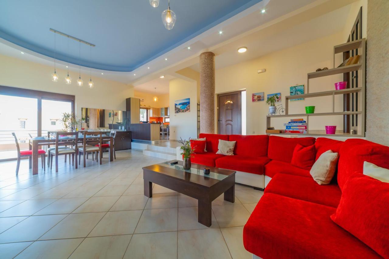 Deluxe Villa Kamba With Sea View Aptera Exterior foto